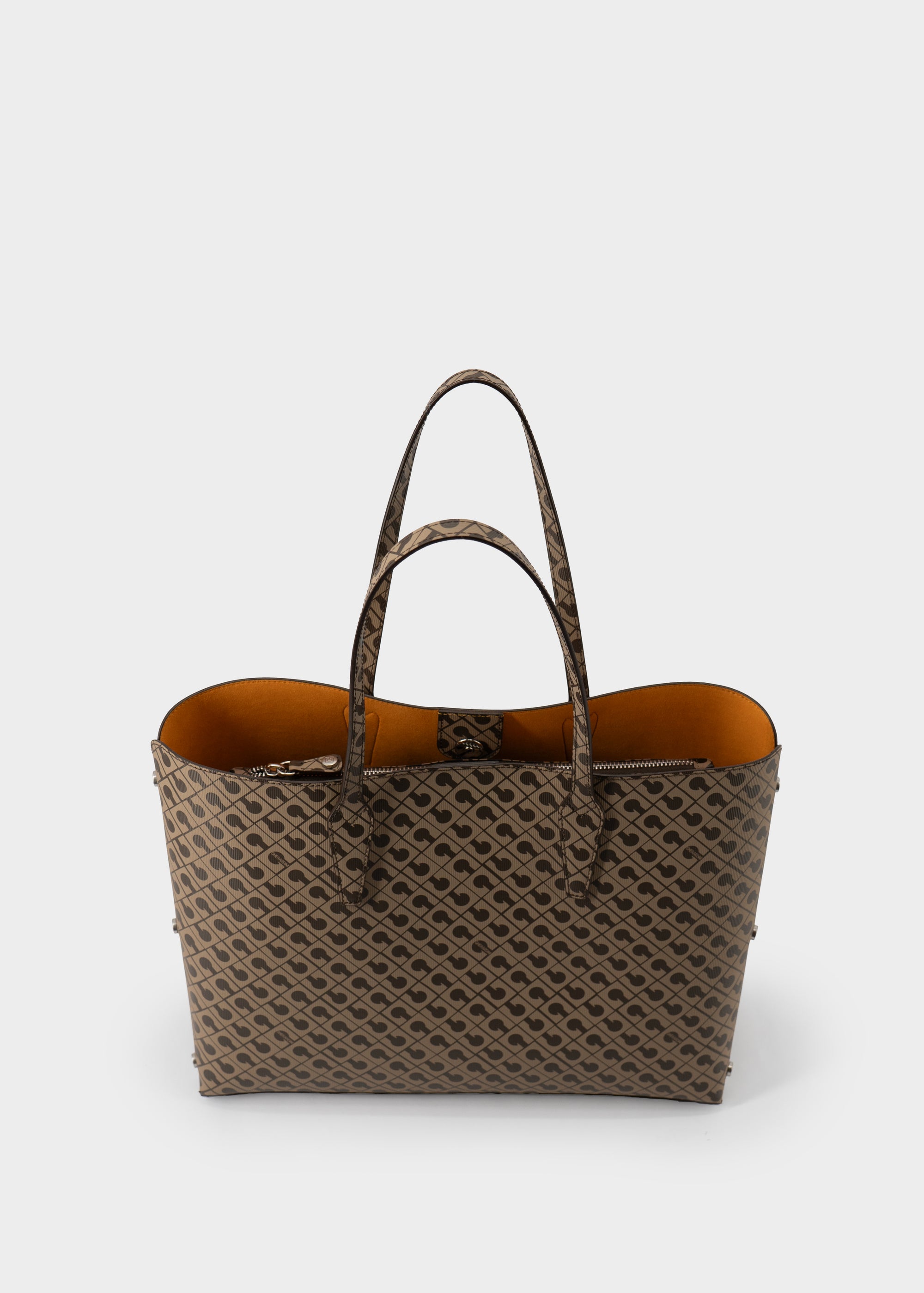 Medium Ribbed-texture Shopper