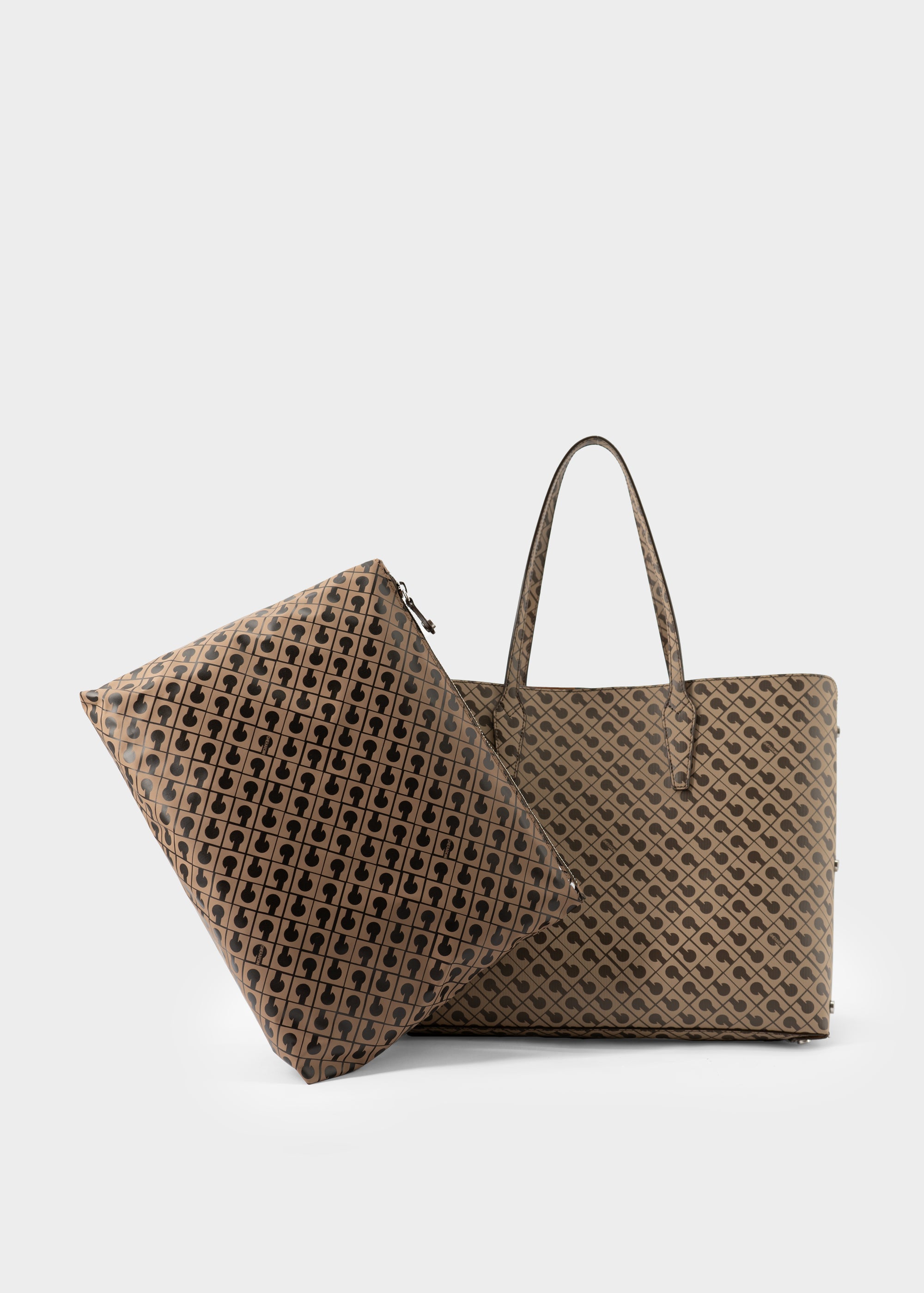 Medium Ribbed-texture Shopper